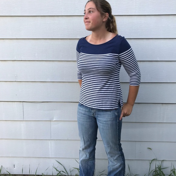 Old Navy Tops - ✨LAST CHANCE✨ Old Navy Striped Shirt